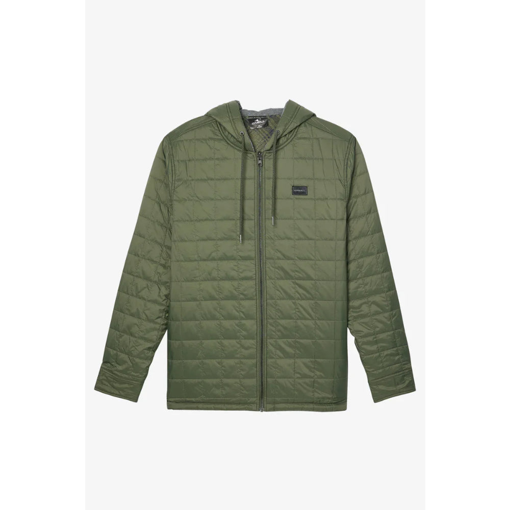 The O'Neill Glacier Hood Reversible 2023 in Dark Olive 1