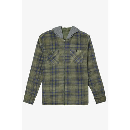 The O'Neill Glacier Hood Reversible 2023 in Dark Olive 2
