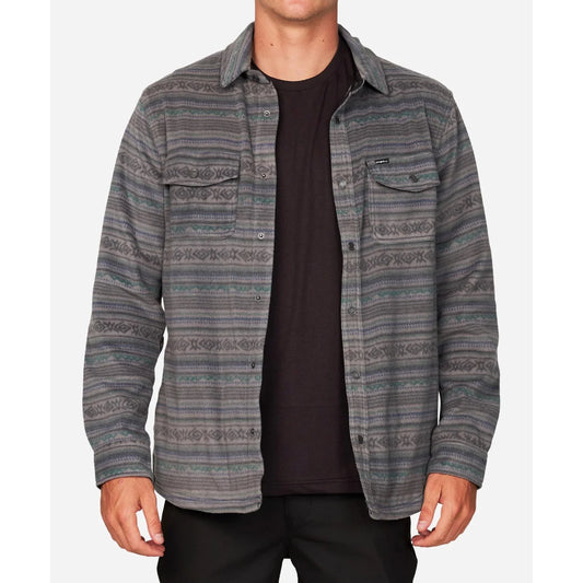 The O'Neill Glacier Overshirt Superfleece 2023 in Grey 1