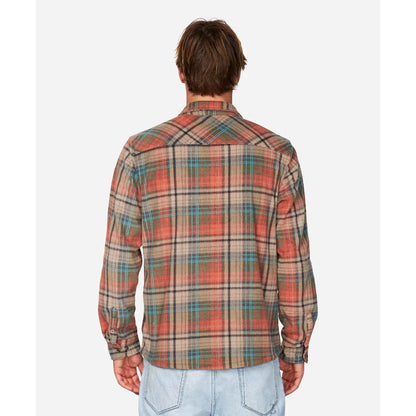 The O'Neill Glacier Plaid Superfleece 2023 in Canyon Clay 2