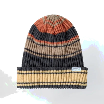 The O'Neill Market Stripe Beanie in Washed Black