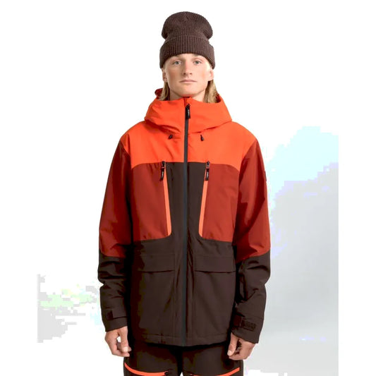 O'Neill Peak Fire Men's Snow Jacket 2026 in Flame Colour Block