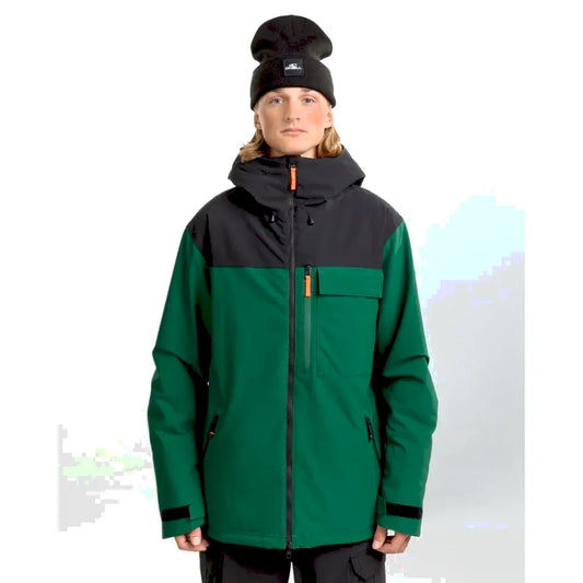 The O'Neill Peak Men's Snow Jacket 2026 in Emerald Envy