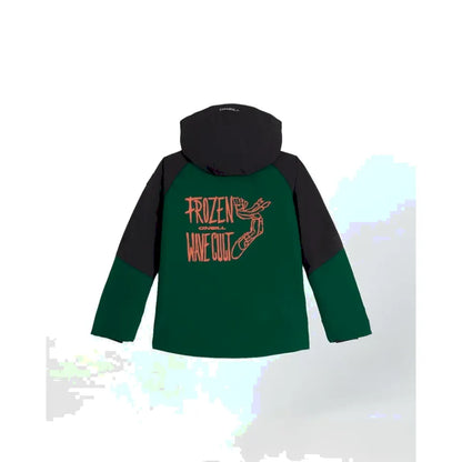 The O'Neill Play Boy's Snow Jacket 2026 in Black Out Colour Block 2