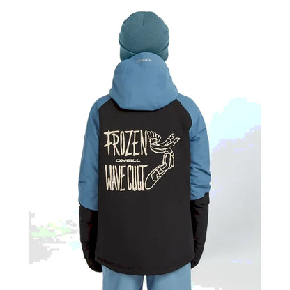 The O'Neill Play Boy's Snow Jacket 2026 in Mozart Bue Colour Block 2