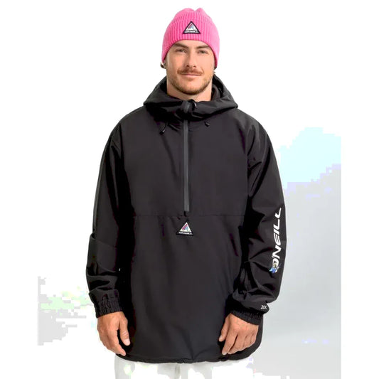 The O'Neill Play Park Men's Snow Anorak 2026 in Black Out