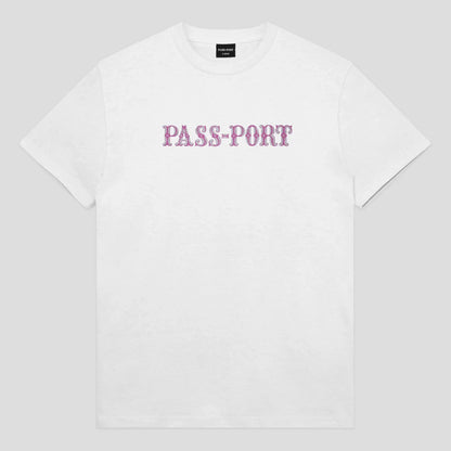 The Passport Glint Men's T-Shirt in White 1