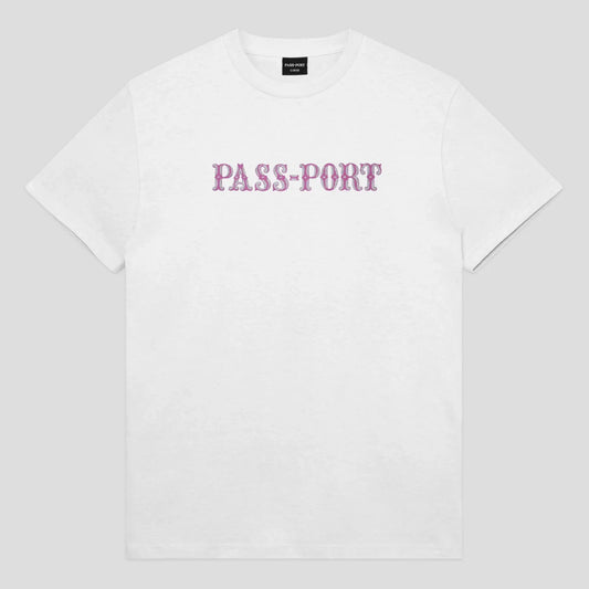 The Passport Glint Men's T-Shirt in White 1