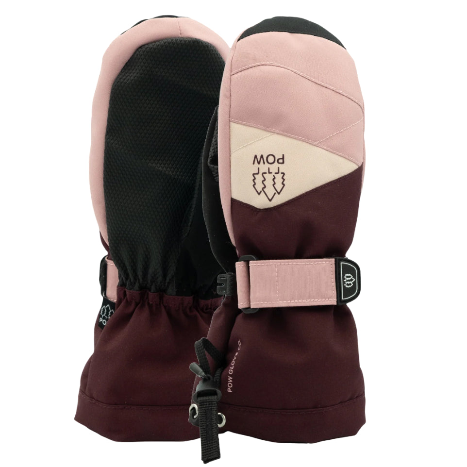 The Pow Ascend Kid's Mitts 2026 in Fig