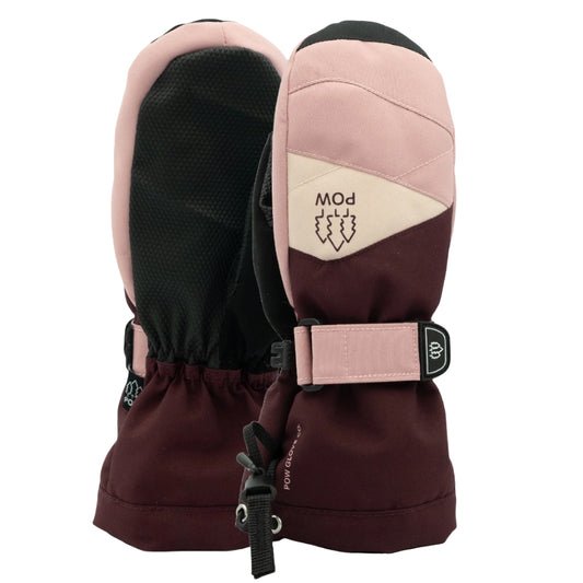 The Pow Ascend Kid's Mitts 2026 in Fig