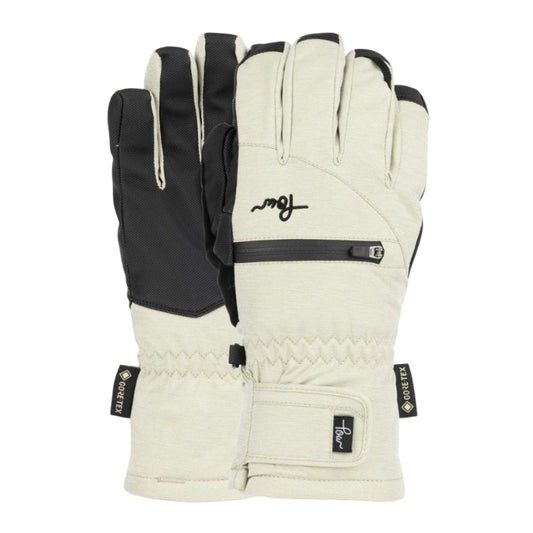 The Pow Cascadia GTX Women's Short Gloves 2026 in Stone