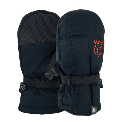 The Pow MC Kid's Mitts 2026 in Black