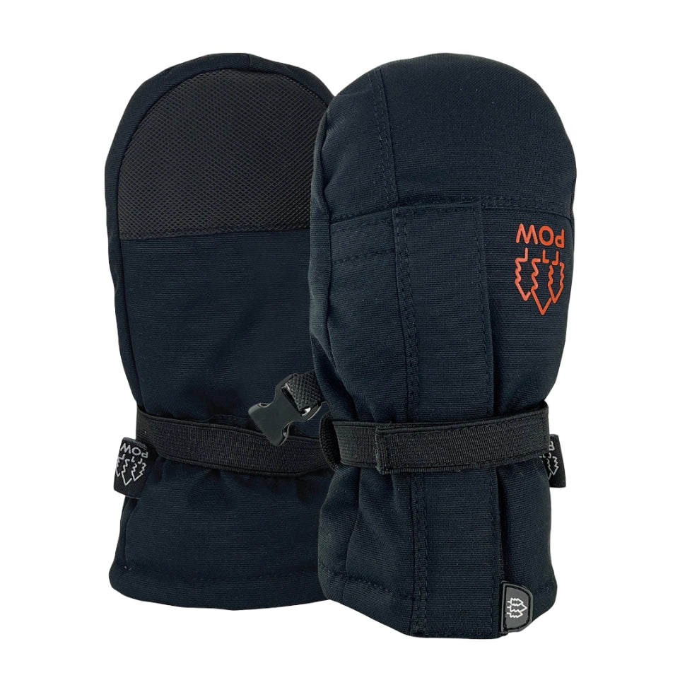 The Pow Whippersnapper Mini Kid's Mitts 2026 in Black