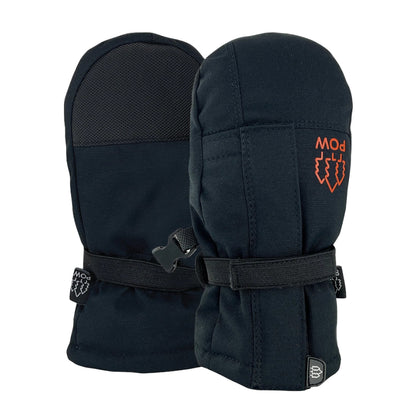 The Pow Whippersnapper Mini Kid's Mitts 2026 in Black