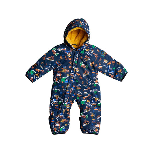 The Quiksilver Baby Suit 2023 in Insignia Blue Snow Aloha