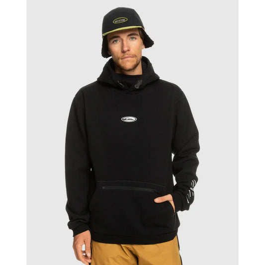 The Quiksilver Big Logo Men's Hoodie 2024 in True Black 1