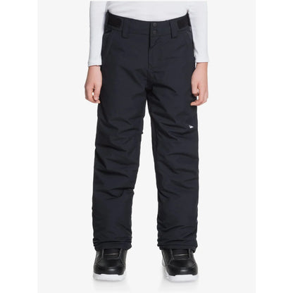 The Quiksilver Estate Kids Snow Pants 2023 in Black 1