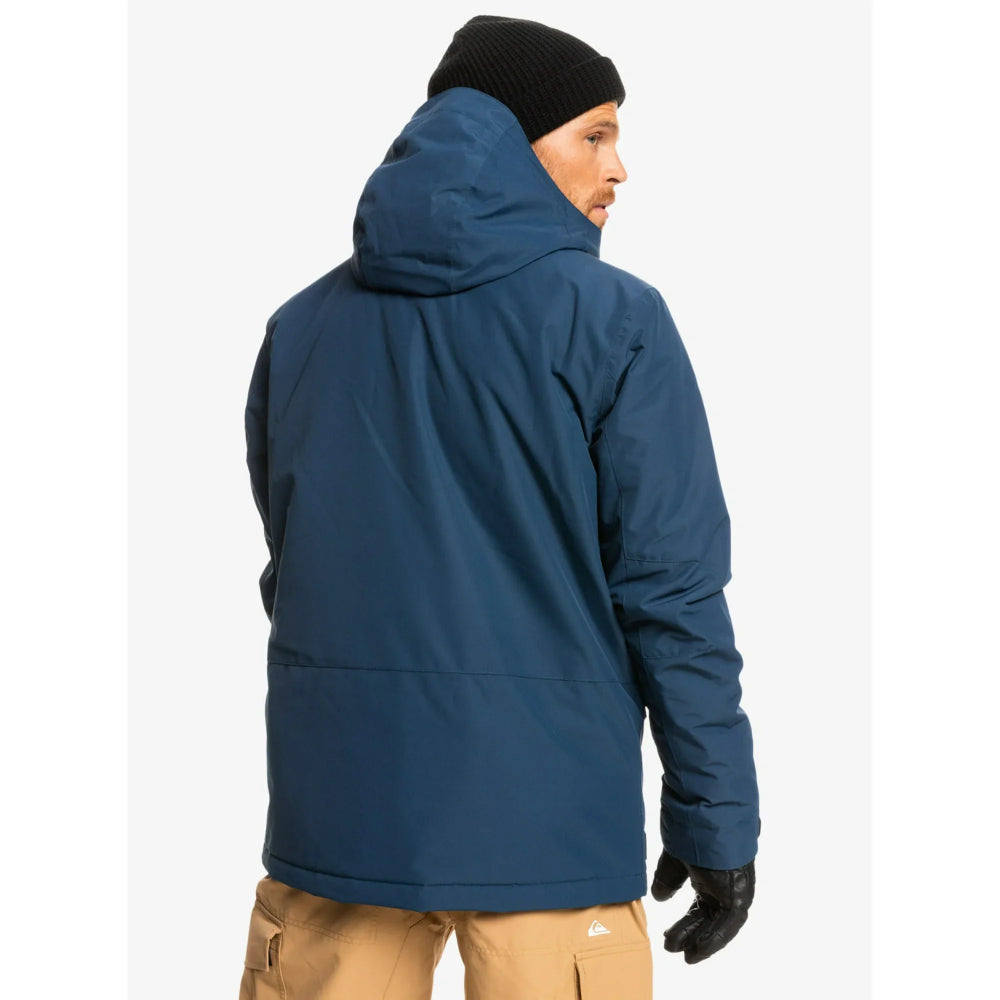 The Quiksilver Mission Solid Men's Jacket 2023 in Insignia Blue 2
