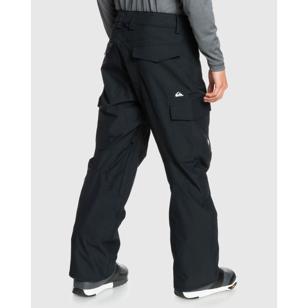 The Quiksilver Porter Shell Men's Snow Pants 2022 in True Black 2