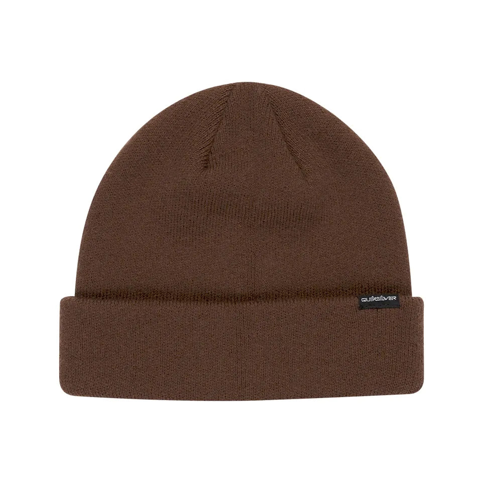 The Quiksilver Routine Beanie 2026 in Chocolate Brown