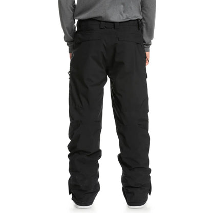 The Quiksilver Utility Men's Snow Pants 2024 in True Black 2
