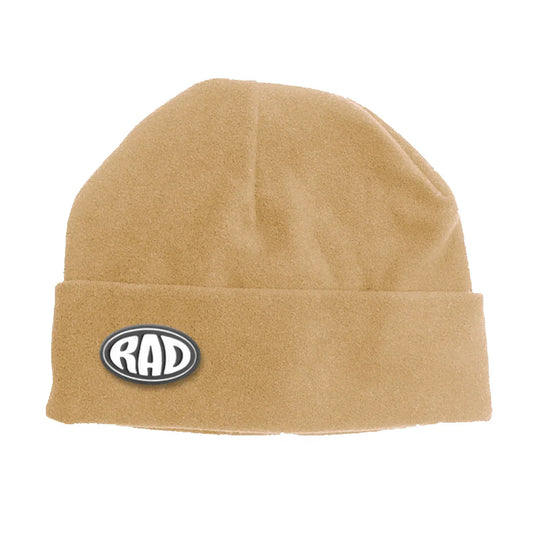 The Rad Fleece Beanie 2023 in Tan