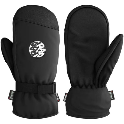 The Rad Sidehit Mittens 2023 in Black