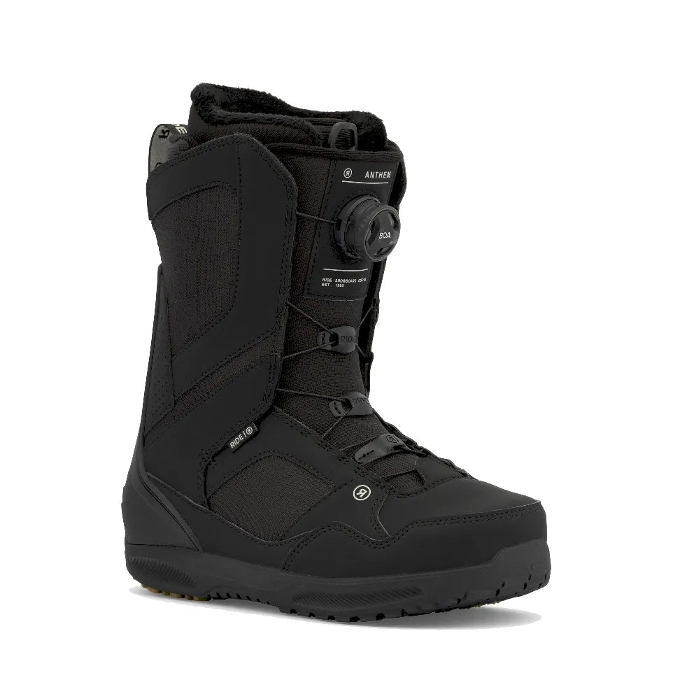 The Ride Anthem Boa Men's Snowboard Boots 2026 in Black