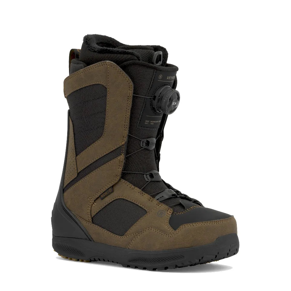 The Ride Anthem Boa Men's Snowboard Boots 2026 in Brown