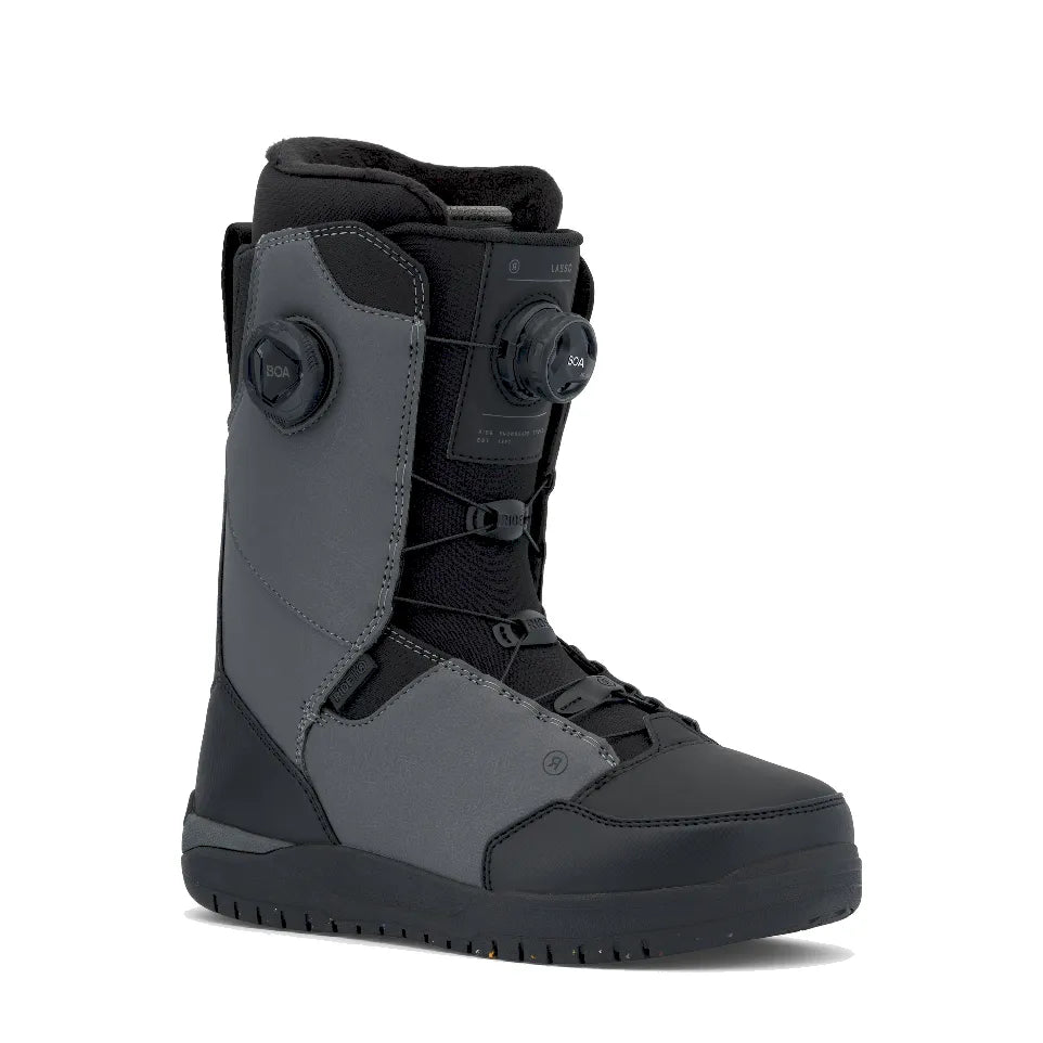 The Ride Lasso Boa Men's Snowboard Boots 2026 in Grey