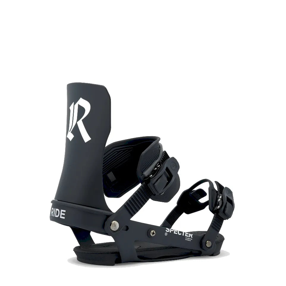 The Ride Specter Men's Snowboard Bindings 2026 in Black side