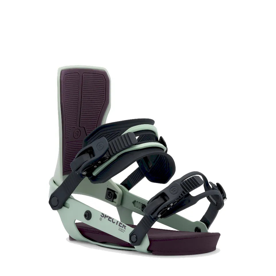 The Ride Specter Women's Snowboard Bindings 2026 in Sage 1