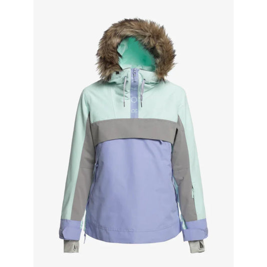 The Roxy Shelter Women's Jacket 2023 in Fair Aqua 1