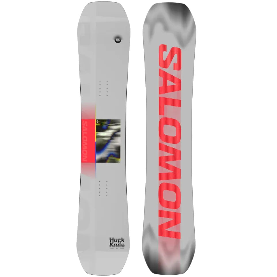 The Salomom Huck Knife Grom Kid's Snowboard in Grey