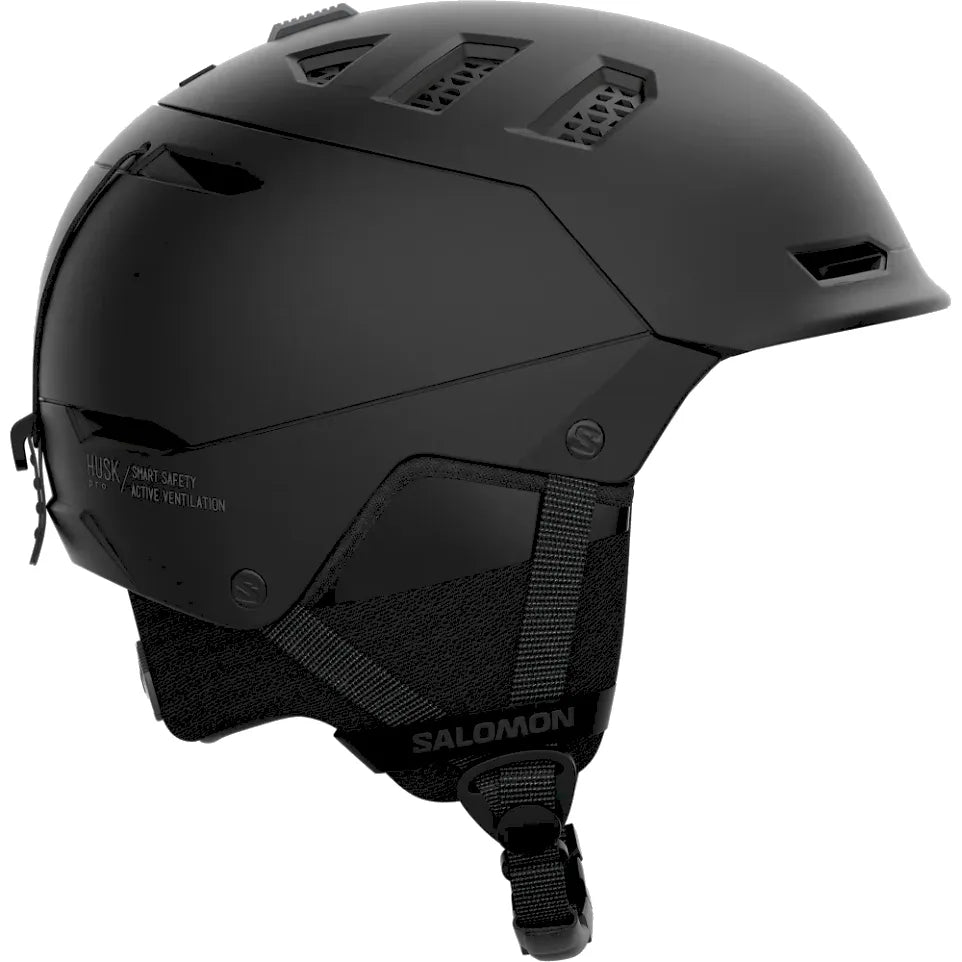 The Salomon Husk Pro Mips Helmet 2026 in Black