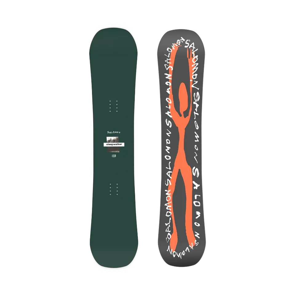 The Salomon Sleepwalker Grom Kid's Snowboard n Black