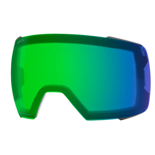The Smith I/O Mag XL Replacement Goggle Lense 2019 in Chromapop Everyday Green Mirror
