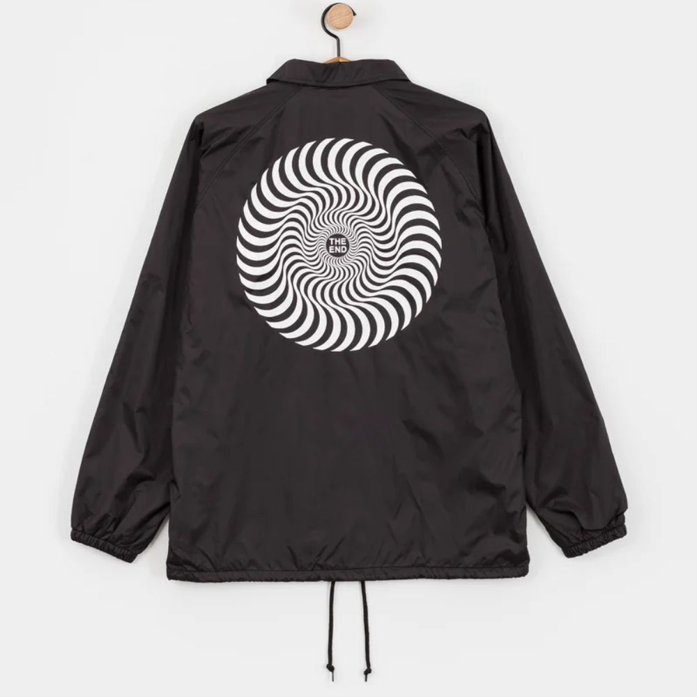 The Spitfire Classic Swirl Jacket 2024 in Black White 2