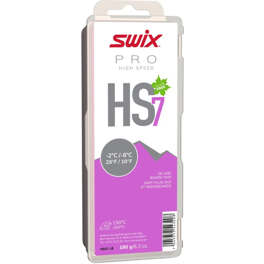 The Swix HS-7 Violet Flouro Free Glidewax 180g