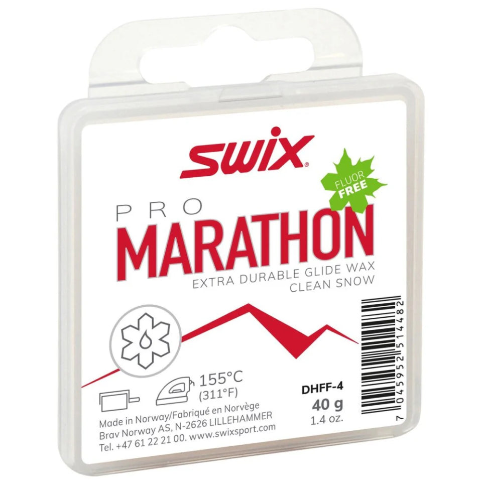 The Swix Marathon Fluoro Free Glidewax 40g