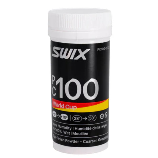 The Swix PC100 WC Powder Coarse Dry Wax 20g (-2°C/+10°C) 2026