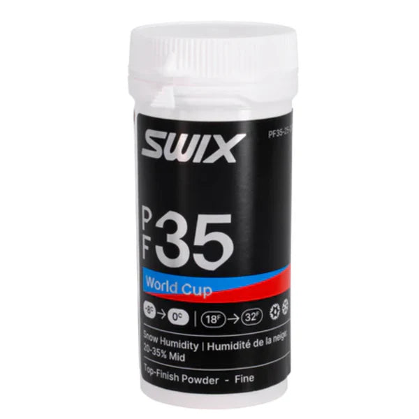The Swix PF35 WC Powder Coarse Dry Wax 20g (-8°C/0°C) 2026