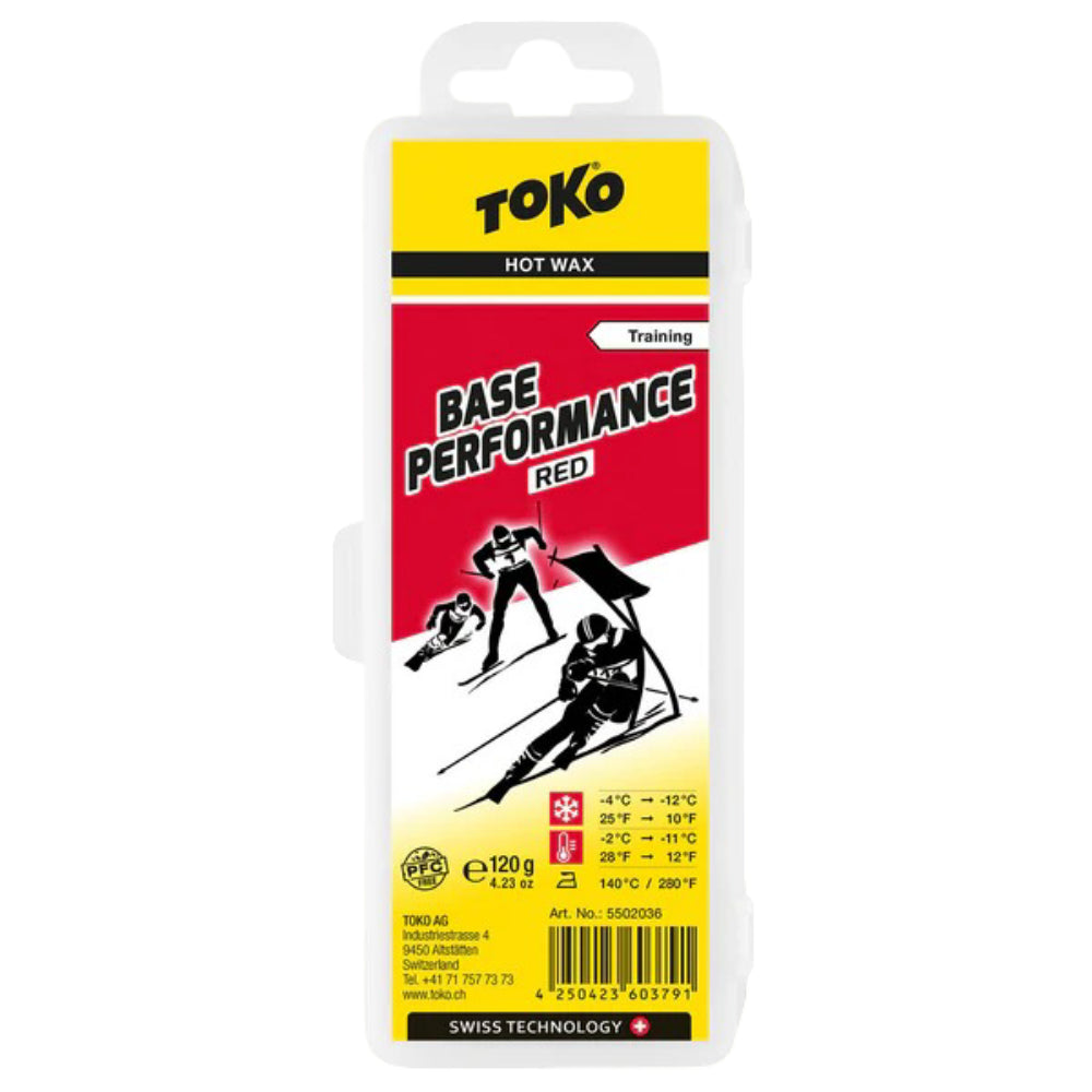 The Toko Base Performance Red Wax 120g (-2°C/-11°C)
