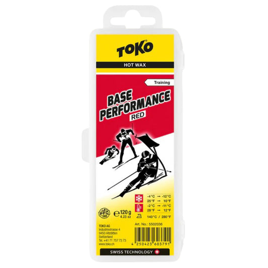 The Toko Base Performance Red Wax 120g (-2°C/-11°C)