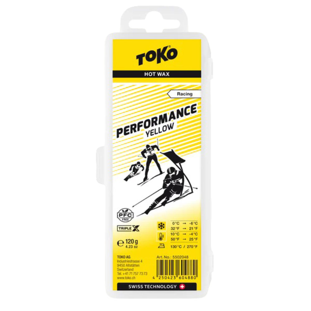 The Toko Performance Yellow Wax  120g (+10°C/-4°C)