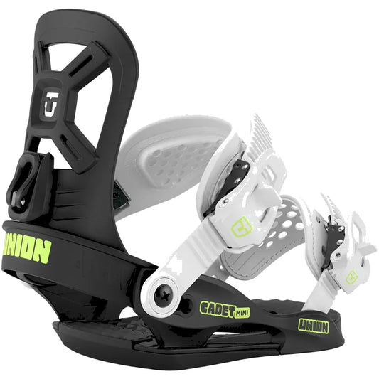 The Union Cadet Mini Kid's Snowboard Bindings 2026 in Black