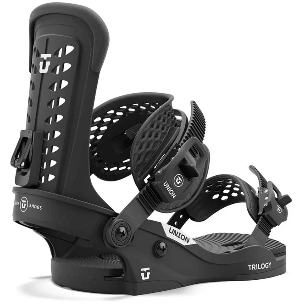 The Union Trilogy Women's Snowboard Bindings 2023 in Black 2