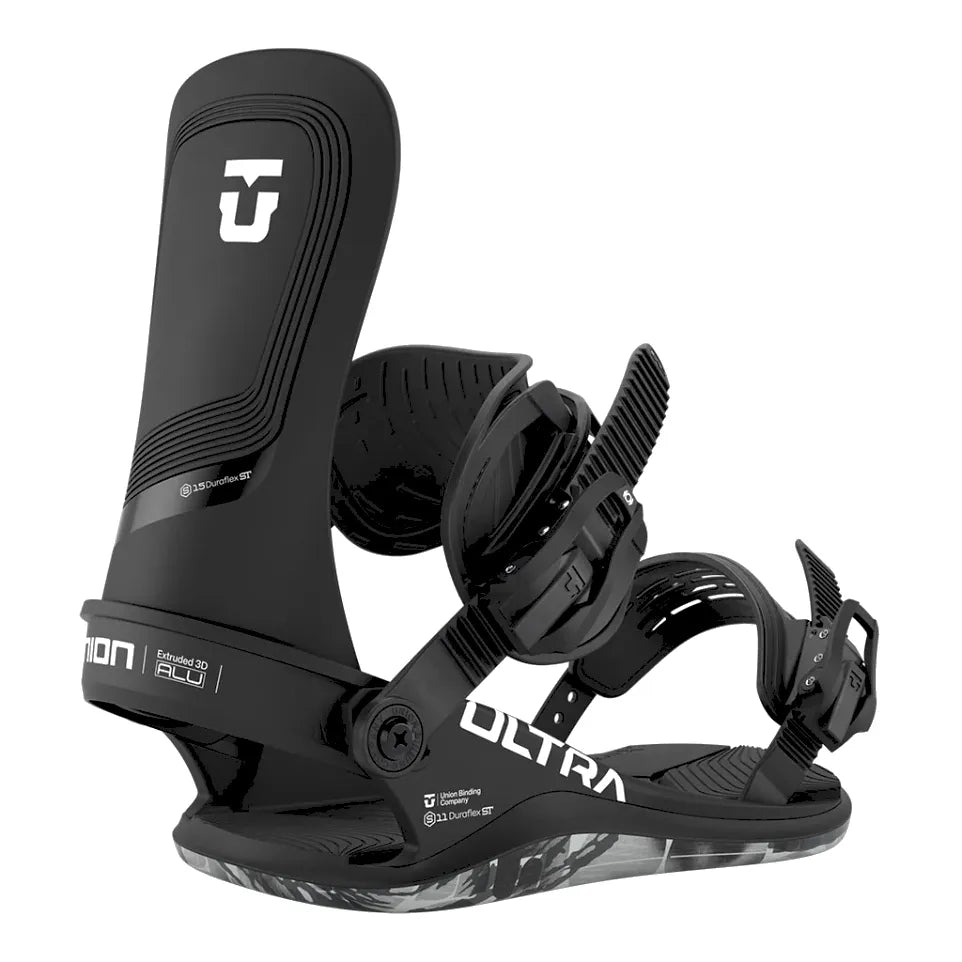 The Union Ultra Men's Snowboard Bindings 2026 in Black