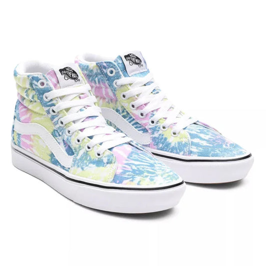 The Vans Comfycush Sk8 Hi Shoes 2021 in Orchid True White