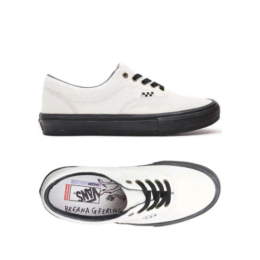 The Vans Era Breana Geering Skate Shoes 2021 in Marshmallow